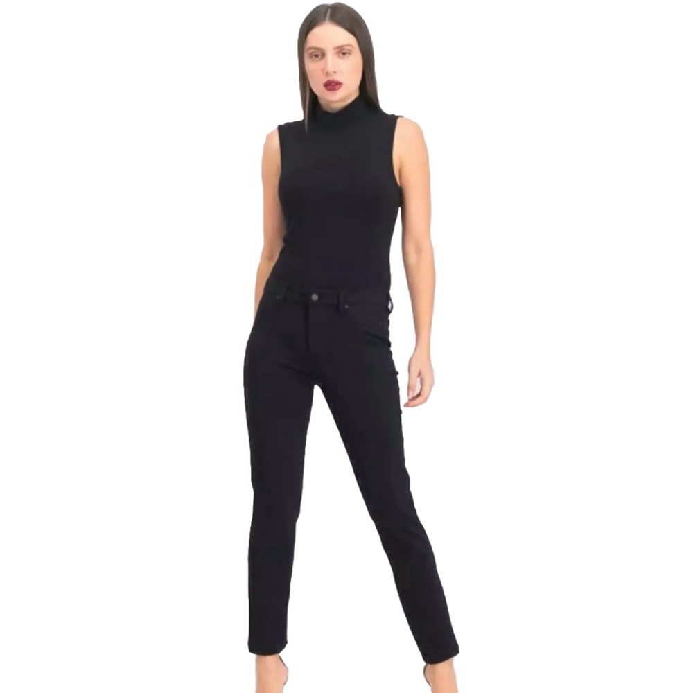 LIVERPOOL WOMEN'S JACQUELINE Petite Skinny Pant Dark Knight Blue Size 10/ 30